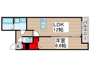 レクシア西保木間の物件間取画像